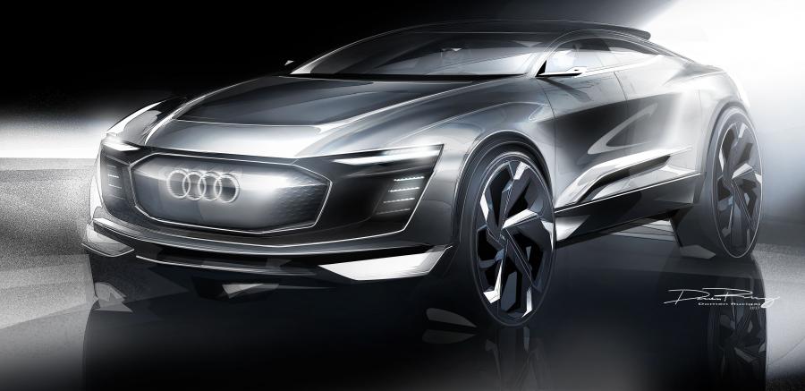Эскиз Audi e-tron Sportback Concept 2017 года  (фото 34 из 35)